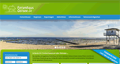 Desktop Screenshot of ferienhaus-ostsee.de